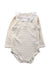 A Ivory Long Sleeve Bodysuits from Bonpoint in size 12-18M for neutral. (Front View)
