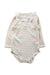 A Ivory Long Sleeve Bodysuits from Bonpoint in size 12-18M for neutral. (Front View)