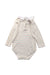 A Ivory Long Sleeve Bodysuits from Bonpoint in size 12-18M for neutral. (Back View)