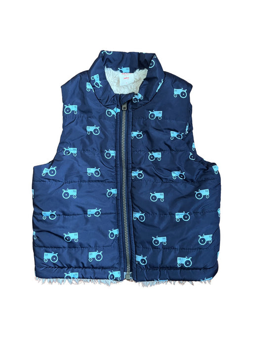 A Navy Outerwear Vests from Seed in size 2T for boy. (Front View)