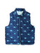 A Navy Outerwear Vests from Seed in size 2T for boy. (Front View)