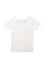 A White Short Sleeve Tops from Seed in size 7Y for girl. (Front View)