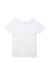 A White Short Sleeve Tops from Seed in size 7Y for girl. (Back View)