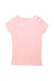 A Pink Short Sleeve Tops from Seed in size 5T for girl. (Back View)