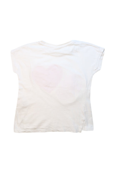 A White Short Sleeve T Shirts from Seed in size 5T for girl. (Back View)