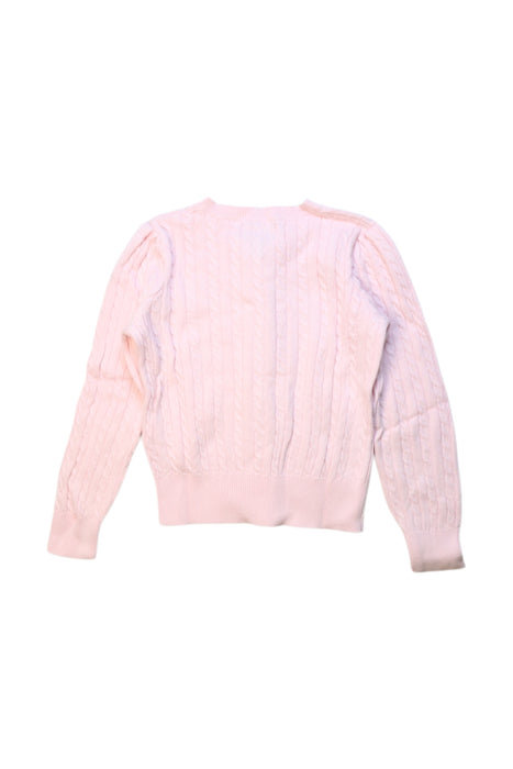 A Pink Cardigans from Polo Ralph Lauren in size 5T for girl. (Back View)