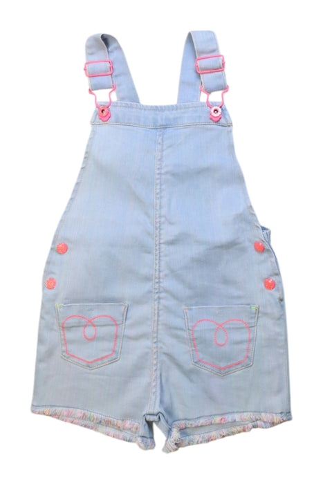 A Blue Overall Dresses from Billieblush in size 4T for girl. (Front View)