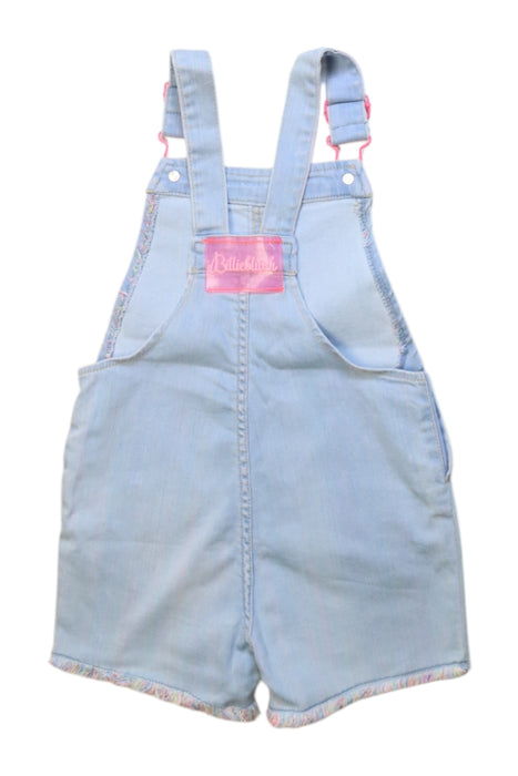 A Blue Overall Dresses from Billieblush in size 4T for girl. (Back View)