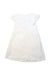 A White Short Sleeve Dresses from La Compagnie des Petits in size 4T for girl. (Back View)