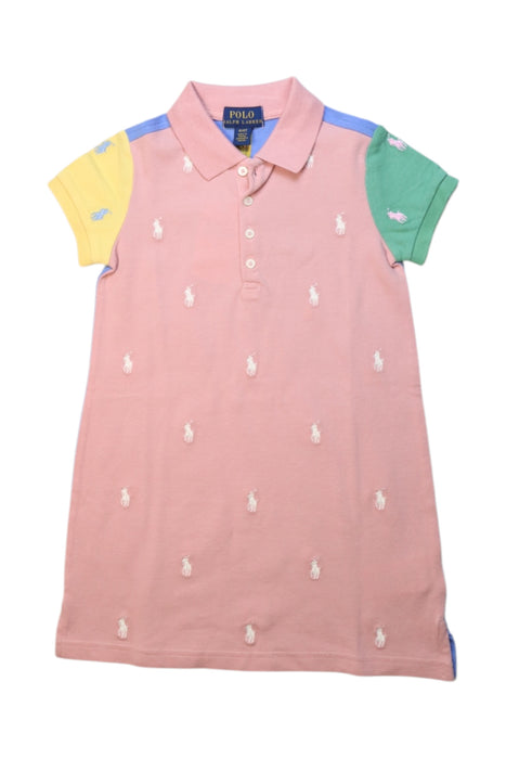 A Multicolour Short Sleeve Dresses from Polo Ralph Lauren in size 4T for girl. (Front View)