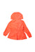 A Orange Rain Jackets from Jacadi in size 4T for girl. (Back View)