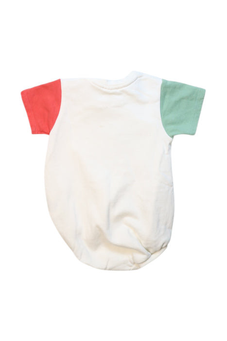 A Multicolour Short Sleeve Bodysuits from Seed in size 6-12M for boy. (Back View)