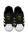 A Black Sneakers from Adidas in size 3T for neutral. (Back View)