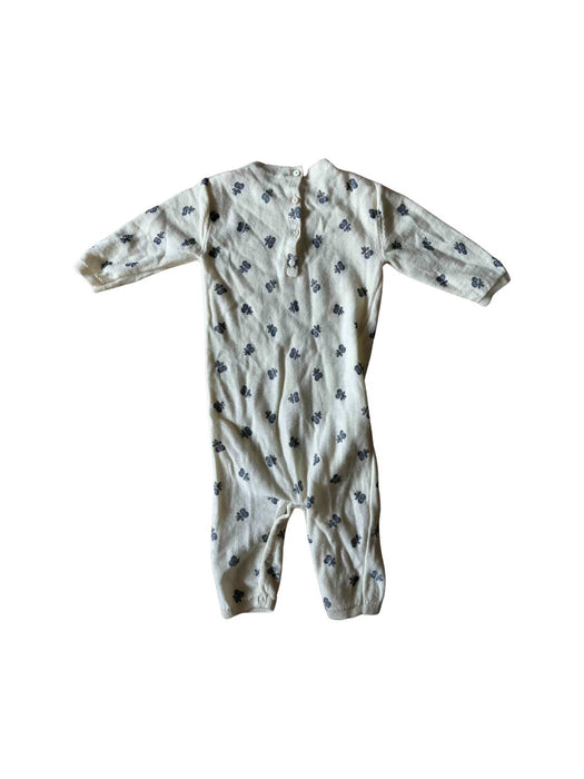 A White Onesies from Bonpoint in size 3-6M for girl. (Back View)