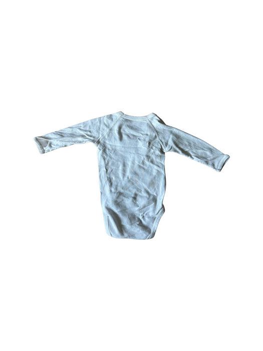 A White Long Sleeve Bodysuits from Petit Bateau in size 3-6M for neutral. (Back View)