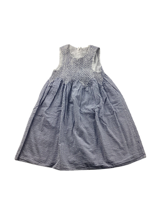 A White Sleeveless Dresses from The Little White Company in size 4T for girl. (Front View)