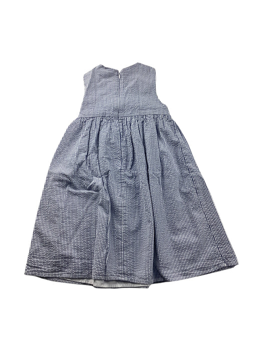 A White Sleeveless Dresses from The Little White Company in size 4T for girl. (Back View)