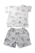 A White Shorts Sets from Gelato Pique in size 2T for neutral. (Back View)