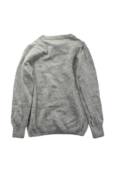 A Grey Knit Sweaters from Crewcuts in size 4T for girl. (Back View)