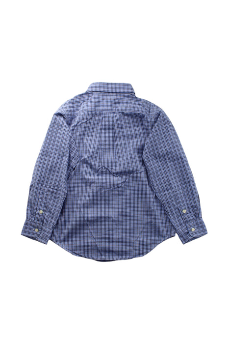 A Blue Long Sleeve Shirts from Ralph Lauren in size 6T for boy. (Back View)