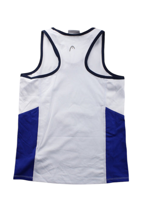 A White Sleeveless T Shirts from HEAD in size 10Y for neutral. (Back View)