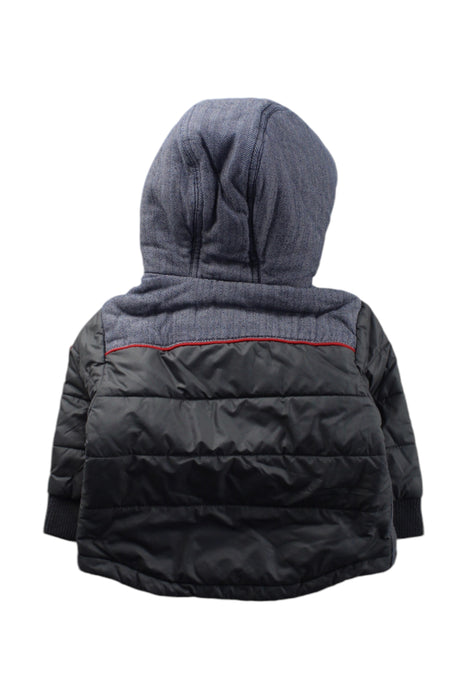 A Black Puffer/Quilted Coats & Outerwear from Tommy Hilfiger in size 6-12M for neutral. (Back View)