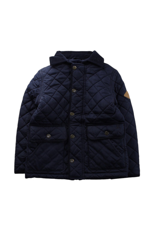 A Navy Puffer/Quilted Coats & Outerwear from Joules in size 4T for neutral. (Front View)