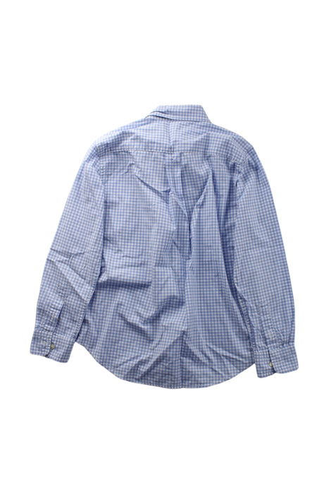 A Blue Long Sleeve Shirts from Ralph Lauren in size 7Y for boy. (Back View)