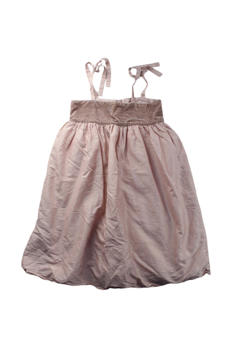 A Ivory Sleeveless Dresses from Bonpoint in size 6T for girl. (Front View)