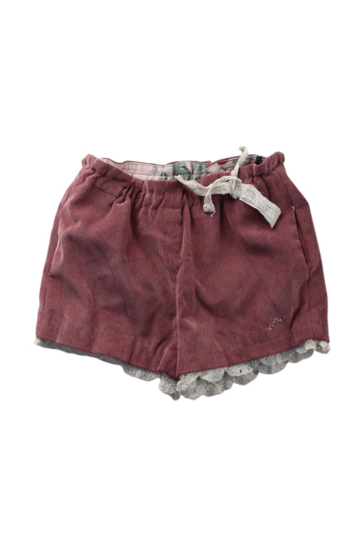 A Burgundy Bloomers from Nanos in size 12-18M for girl. (Front View)