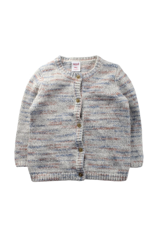 A Multicolour Cardigans from Seed in size 12-18M for neutral. (Front View)