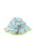 A Green Sun Hats from Pottery Barn in size 6-12M for neutral. (Back View)