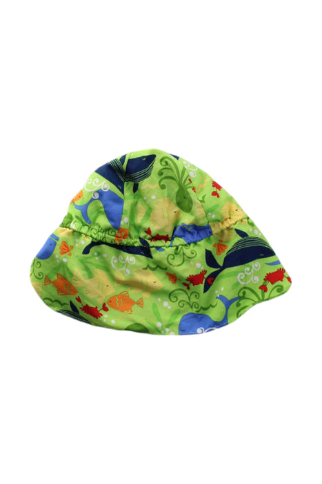 A Multicolour Sun Hats from i play in size Newborn for neutral. (Back View)