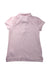 A Pink Short Sleeve Polos from Polo Ralph Lauren in size 7Y for girl. (Back View)