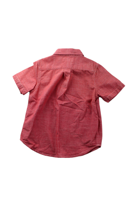 A Red Short Sleeve Shirts from Ralph Lauren in size 2T for boy. (Back View)