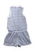 A Blue Sleeveless Rompers from Polo Ralph Lauren in size 7Y for girl. (Back View)