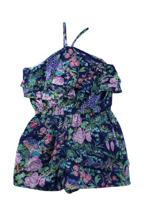 A Multicolour Sleeveless Rompers from Janie & Jack in size 7Y for girl. (Front View)