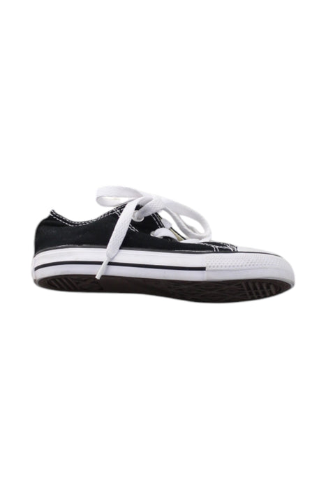 A Black Sneakers from Converse in size 3T for neutral. (Front View)