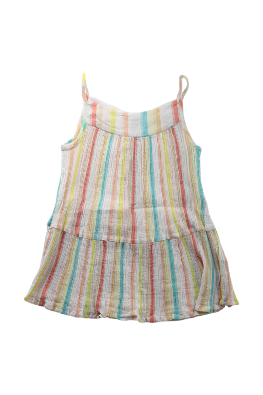A Multicolour Sleeveless Tops from Bonton in size 12Y for girl. (Front View)