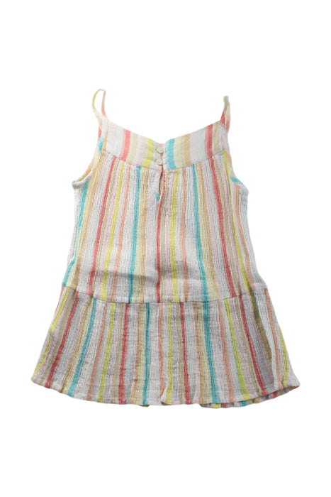 A Multicolour Sleeveless Tops from Bonton in size 12Y for girl. (Back View)