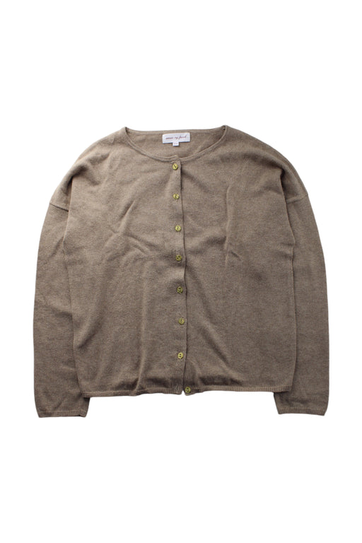 A Beige Cardigans from Excuse My French in size 10Y for girl. (Front View)