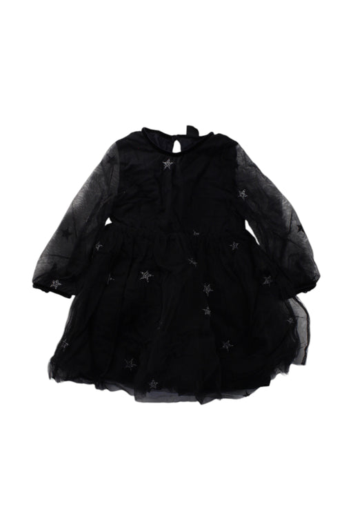 A Black Long Sleeve Dresses from little Mo & Co. in size 4T for girl. (Front View)