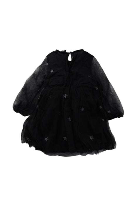 A Black Long Sleeve Dresses from little Mo & Co. in size 4T for girl. (Back View)