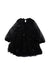 A Black Long Sleeve Dresses from little Mo & Co. in size 4T for girl. (Back View)