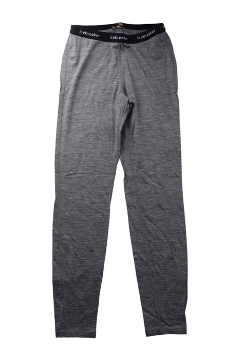 A Grey Base Layers from Icebreaker in size 12Y for neutral. (Front View)