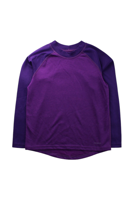 A Purple Long Sleeve T Shirts from Patagonia in size 8Y for neutral. (Front View)