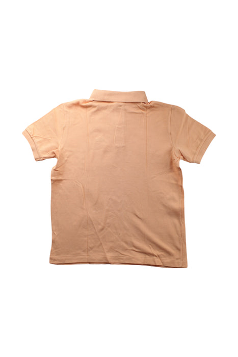 A Peach Short Sleeve Polos from Lacoste in size 14Y for boy. (Back View)