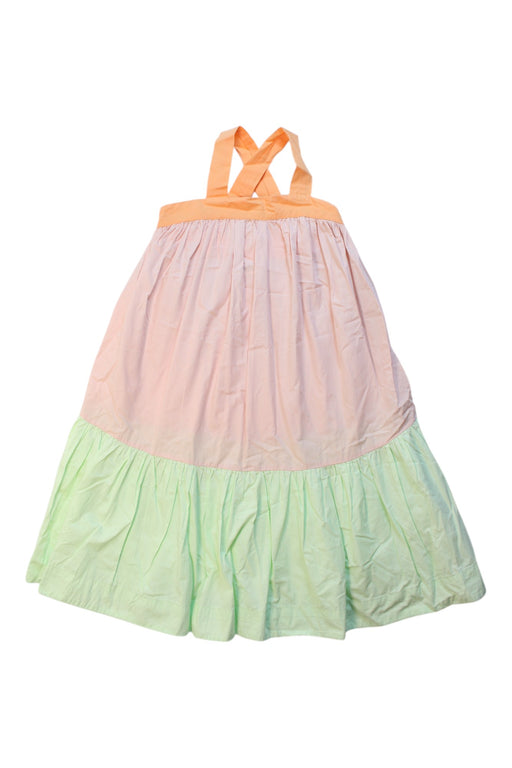 A Peach Sleeveless Dresses from Molo in size 4T for girl. (Front View)