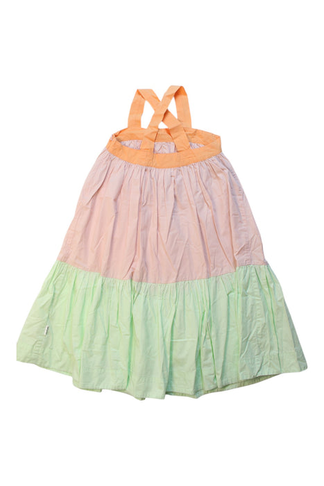 A Peach Sleeveless Dresses from Molo in size 4T for girl. (Back View)