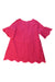 A Pink Long Sleeve Dresses from Jacadi in size 6T for girl. (Back View)